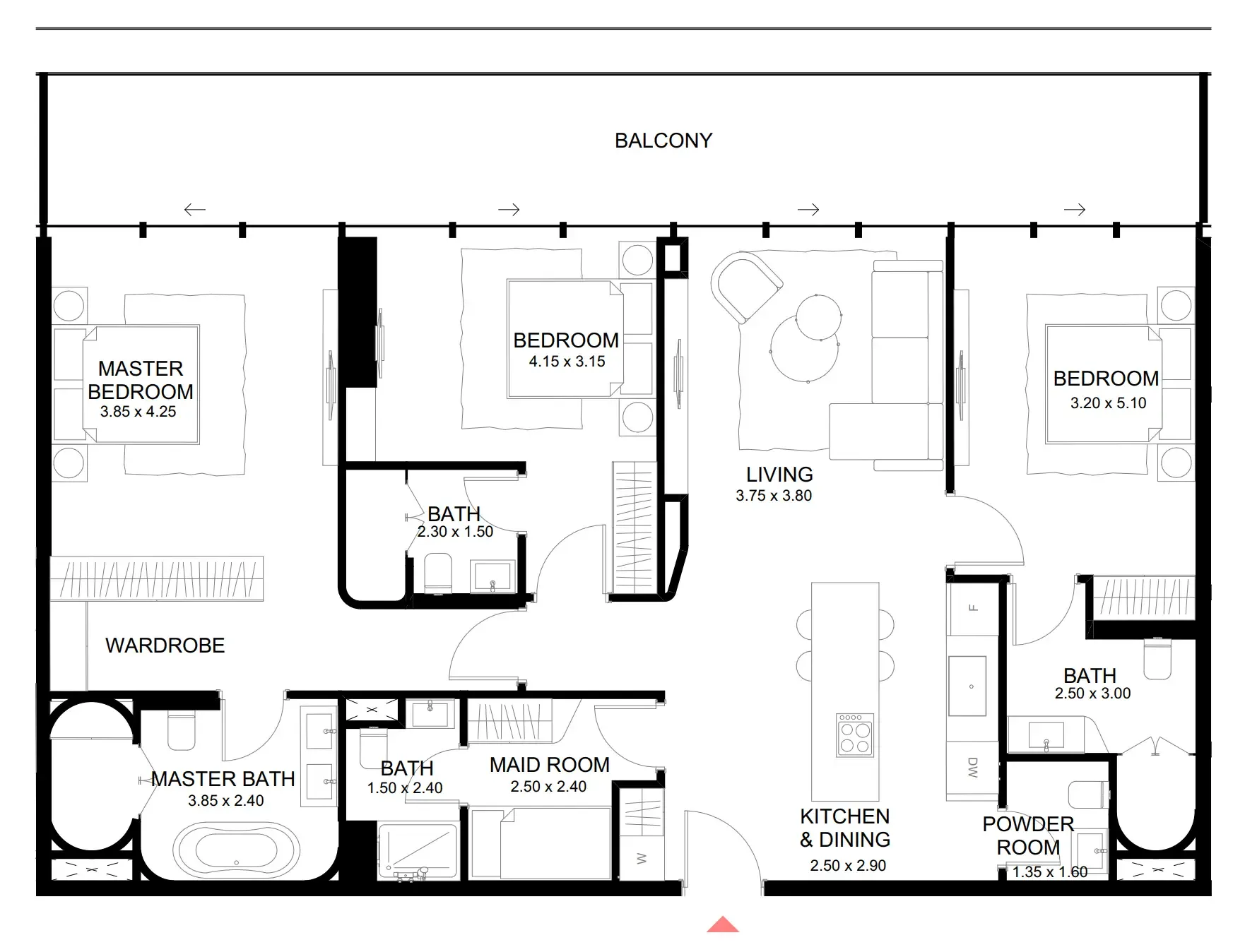 Cosmo Developments Brabus Island floor plan