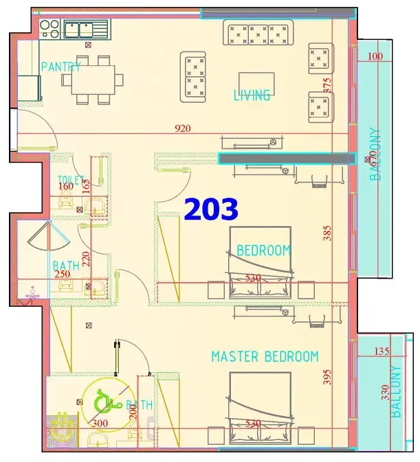 Uniestate Properties Carmel Residence floor plan