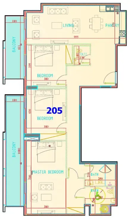 Uniestate Properties Carmel Residence floor plan