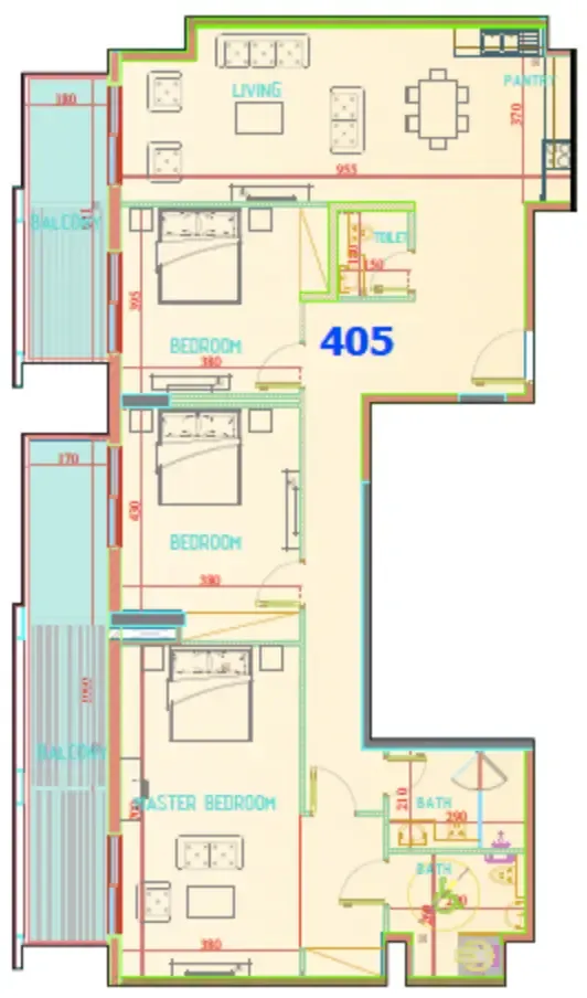 Uniestate Properties Carmel Residence floor plan