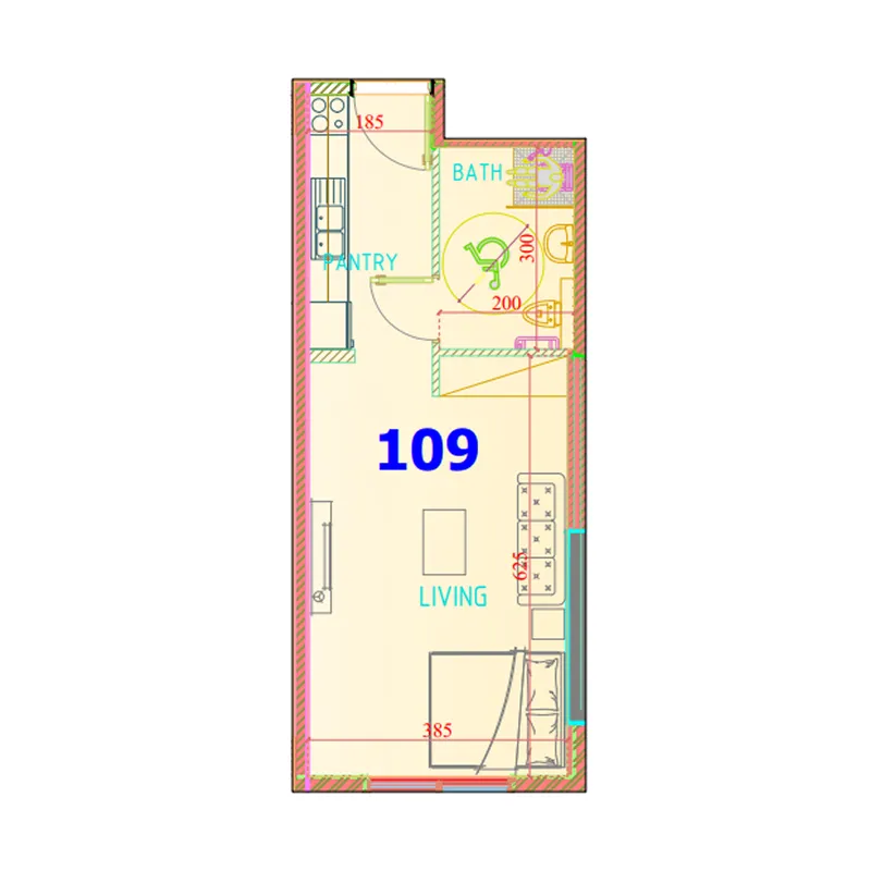 Uniestate Properties Carmel Residence floor plan