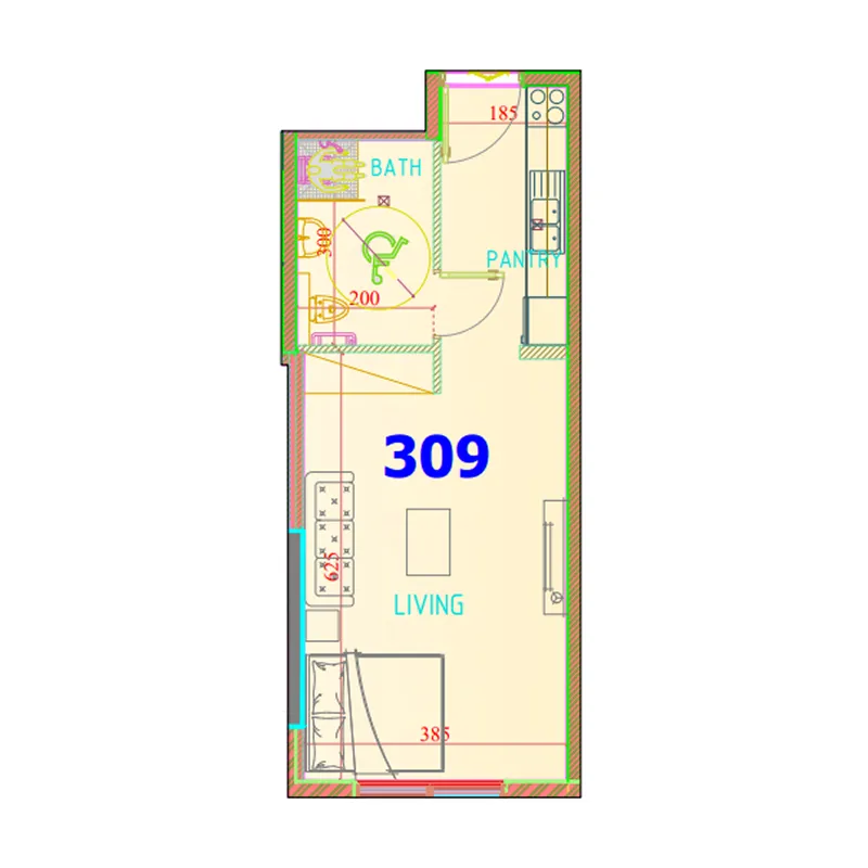 Uniestate Properties Carmel Residence floor plan