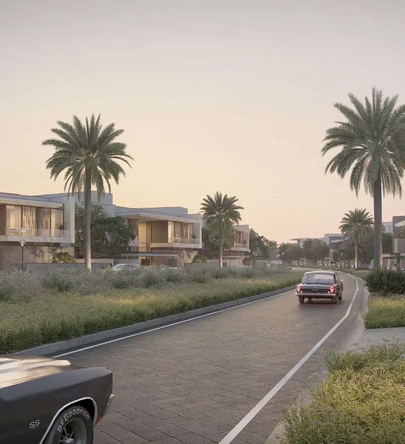 Exterior at Cedarwood Estates South in Jumeirah Golf Estates Dubai
