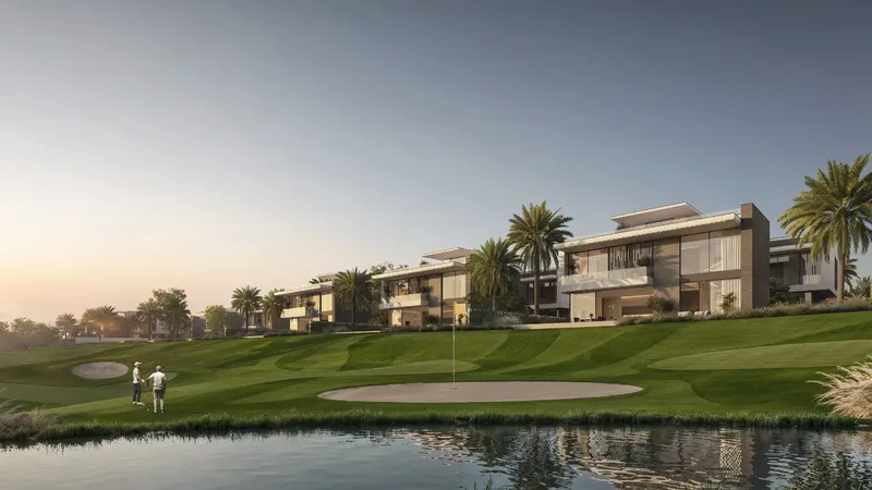 Exterior at Cedarwood Estates South in Jumeirah Golf Estates Dubai