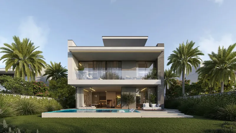 Exterior at Cedarwood Estates South in Jumeirah Golf Estates Dubai