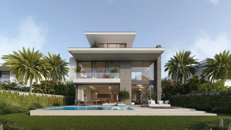 Exterior at Cedarwood Estates South in Jumeirah Golf Estates Dubai