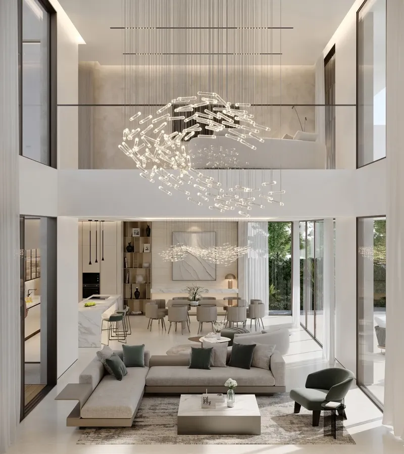 Interior at Cedarwood Estates South in Jumeirah Golf Estates Dubai