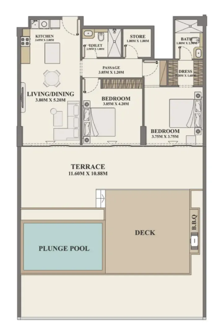 Zimaya Properties Celeste Heights floor plan