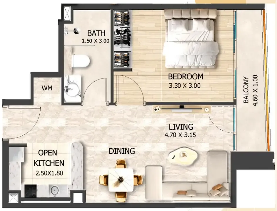 VHS Developments Crystal Tower by VHS floor plan
