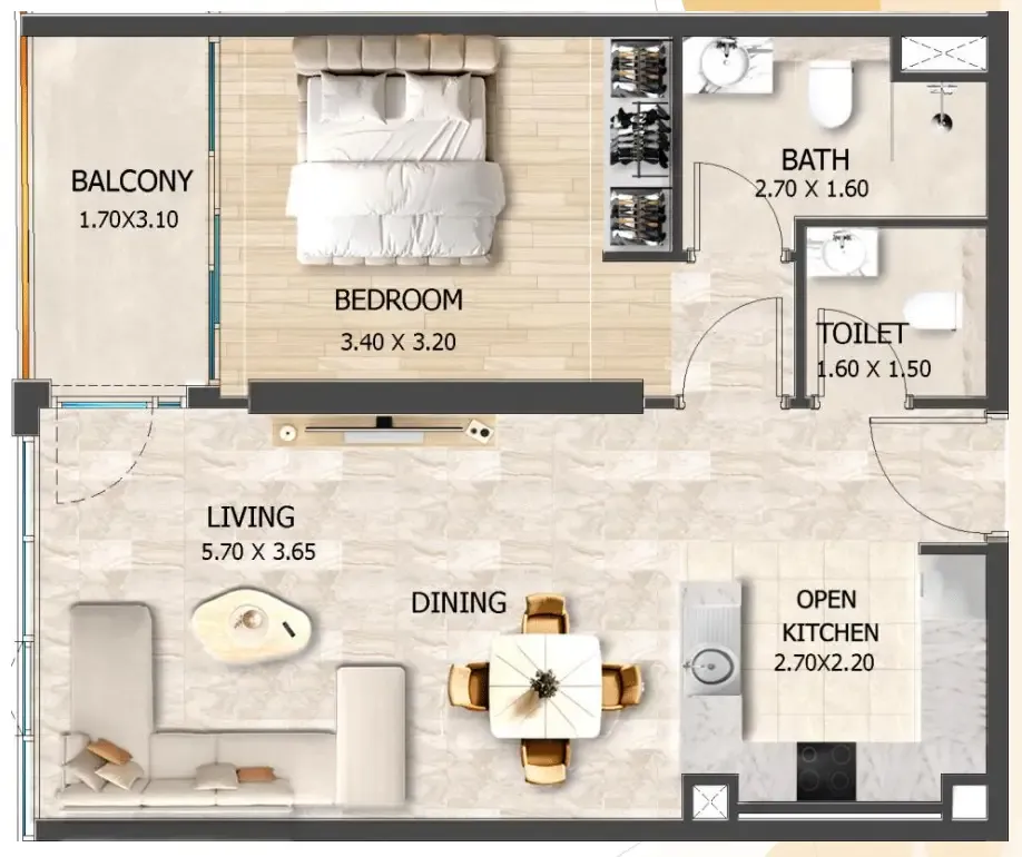 VHS Developments Crystal Tower by VHS floor plan