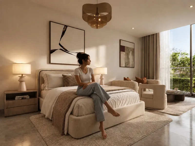 Interior at Delvara Residence in JVC (Jumeirah Village Circle) Dubai