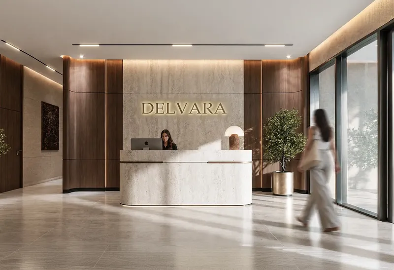 Lobby at Delvara Residence in JVC (Jumeirah Village Circle) Dubai