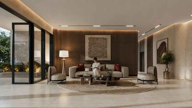 Lobby at Delvara Residence in JVC (Jumeirah Village Circle) Dubai