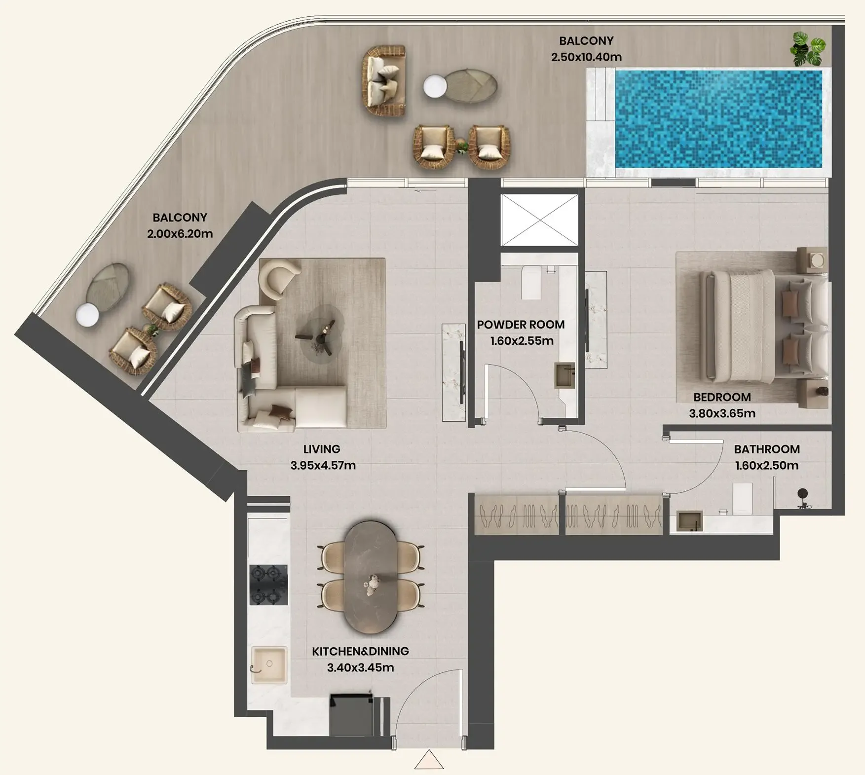Takmeel Real Estate Development Divine Al Barari floor plan