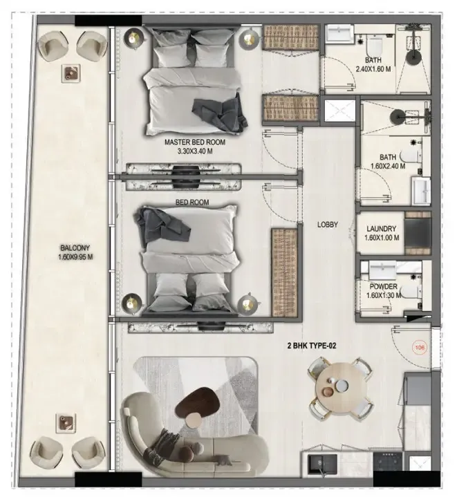 Takmeel Real Estate Development Divine Elements floor plan