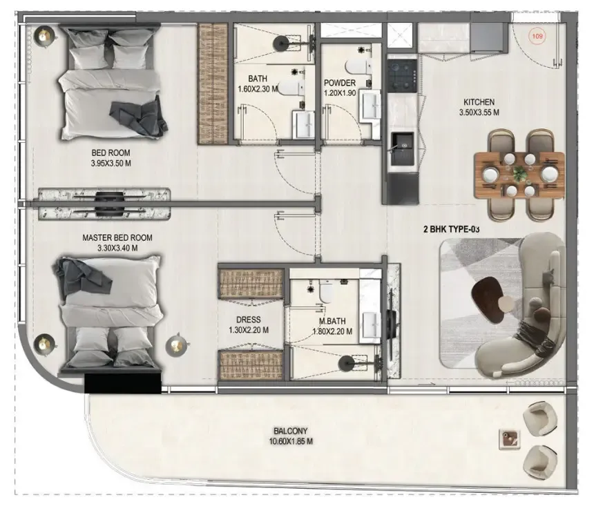 Takmeel Real Estate Development Divine Elements floor plan