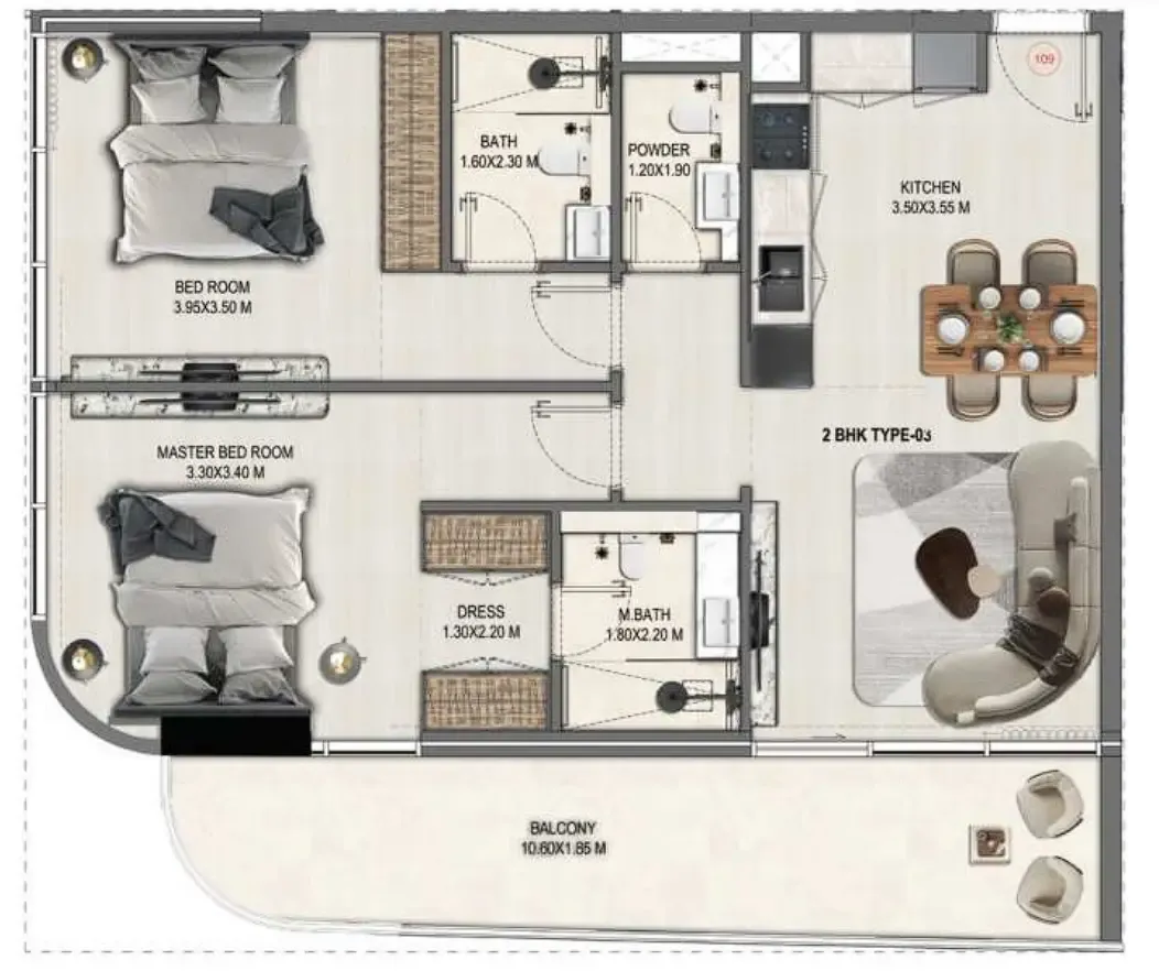 Takmeel Real Estate Development Divine Elements floor plan