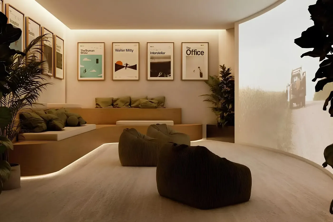 Cinema Room amenity image at Elemental 22