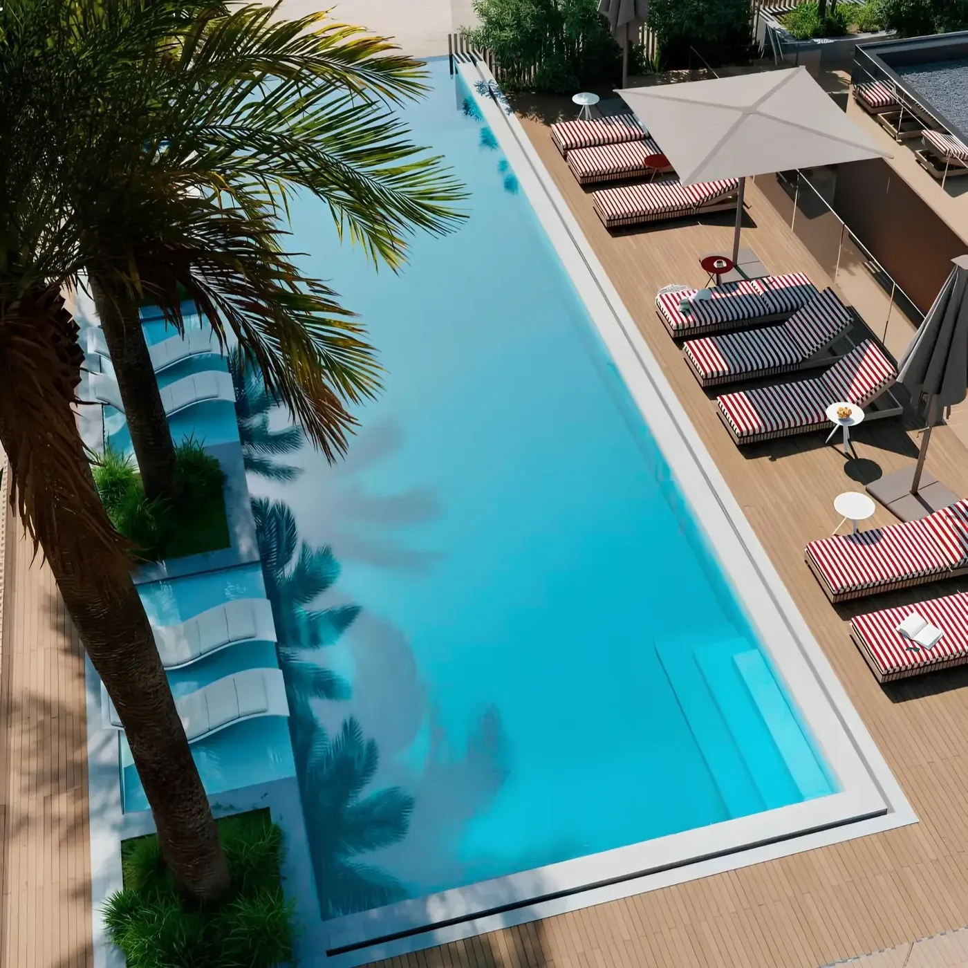 Rooftop Swimming Pool amenity image at Elemental 22