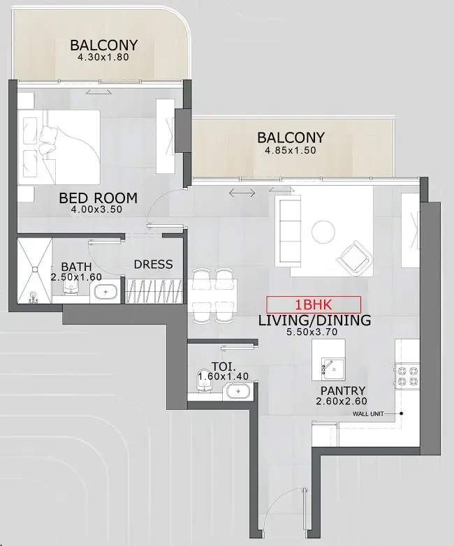 Mashriq Elite Floarea Skies floor plan