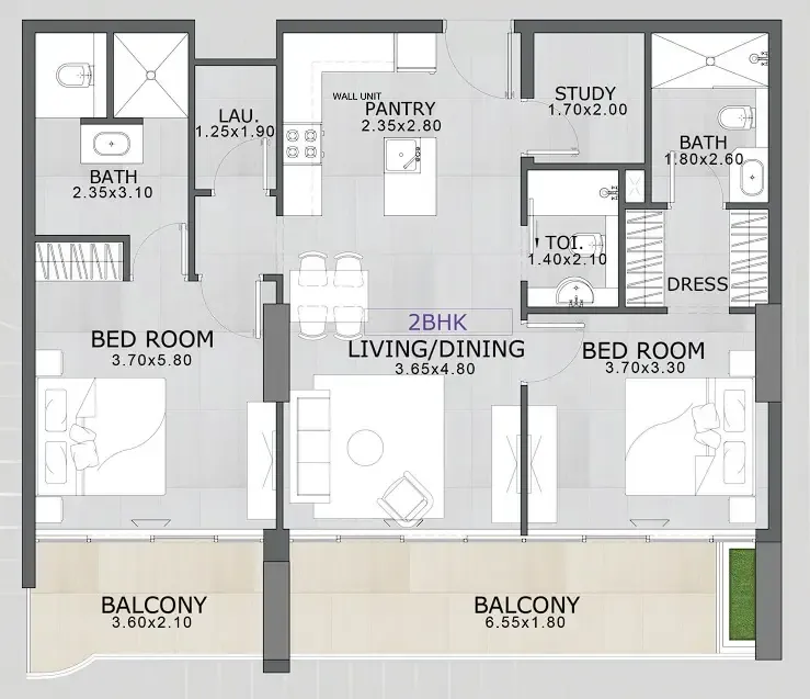 Mashriq Elite Floarea Skies floor plan