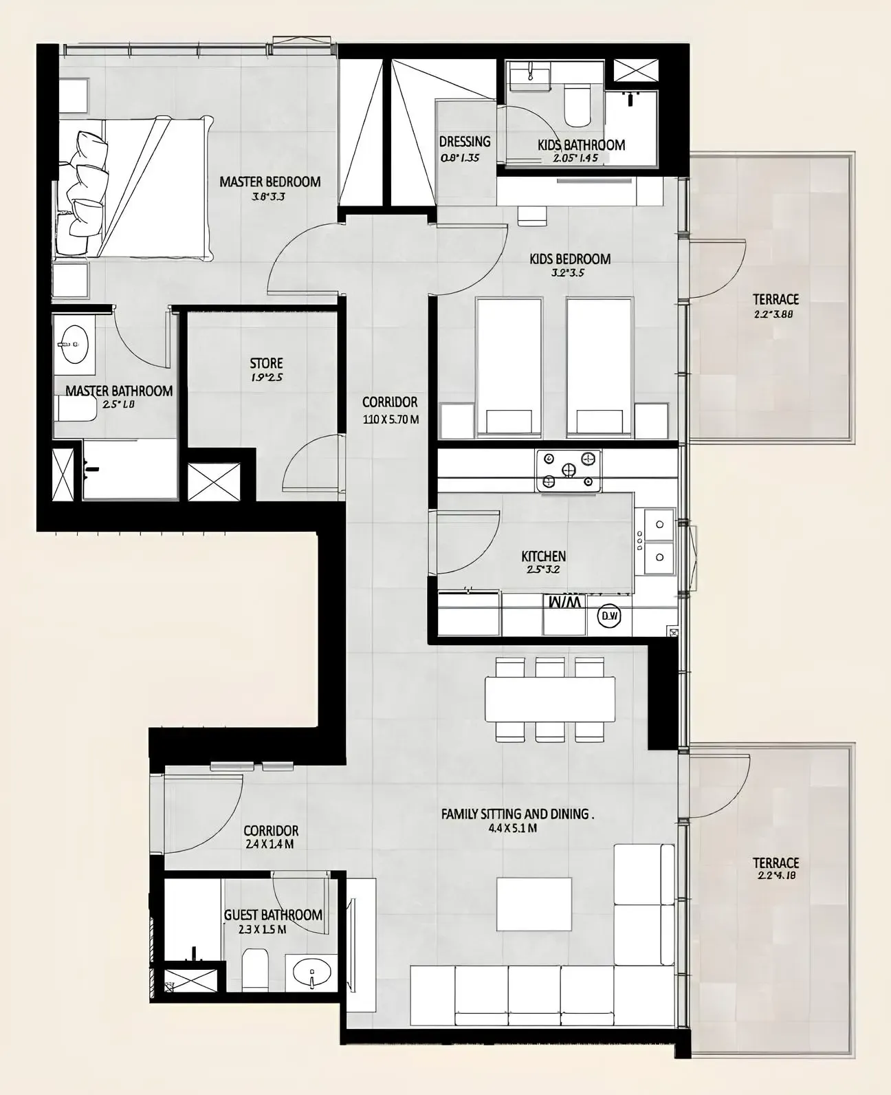 True Future Future Residence floor plan
