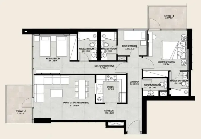 True Future Future Residence floor plan