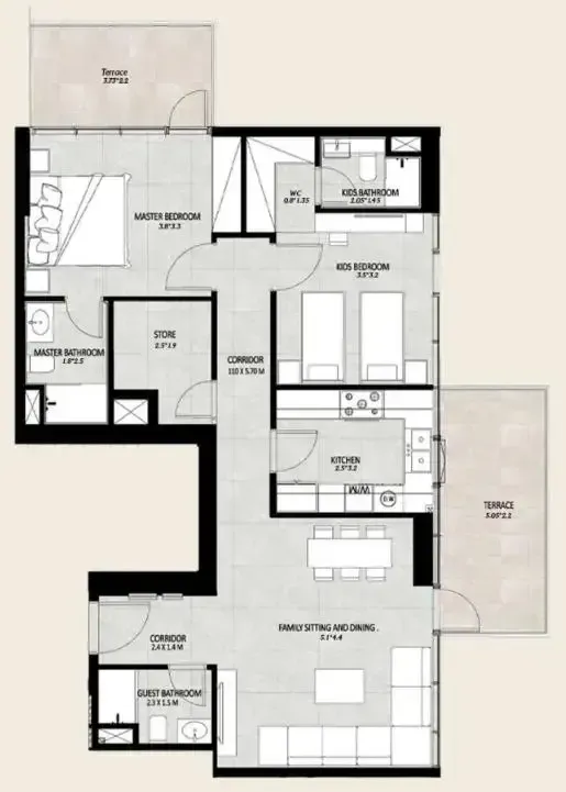 True Future Future Residence floor plan