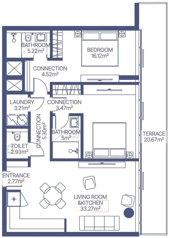 MIRA Developments Gianfranco Ferre Residences floor plan