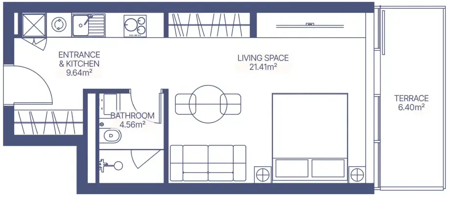 MIRA Developments Gianfranco Ferre Residences floor plan