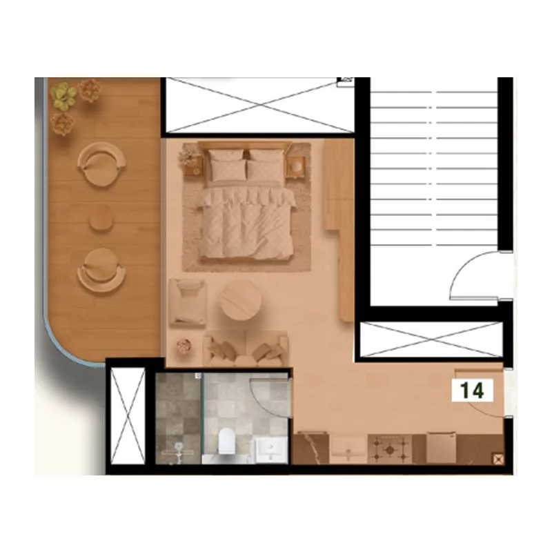 Asak Real Estate Development Golf Terrace Residences floor plan