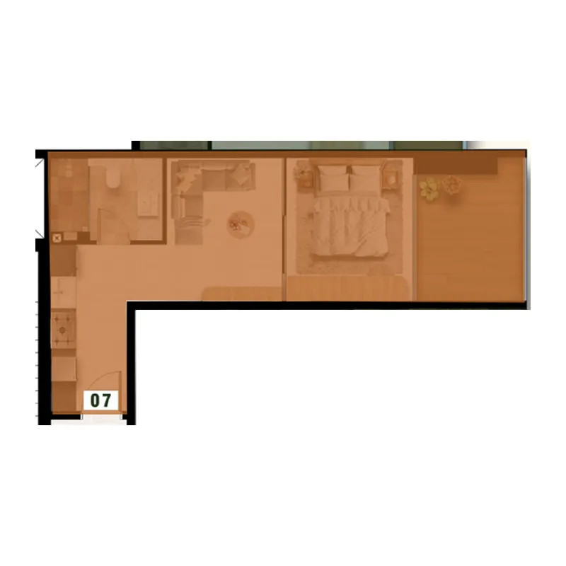 Asak Real Estate Development Golf Terrace Residences floor plan