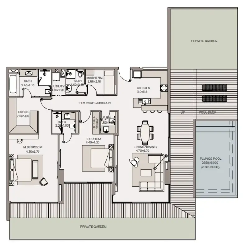Metac Properties Haven Living floor plan