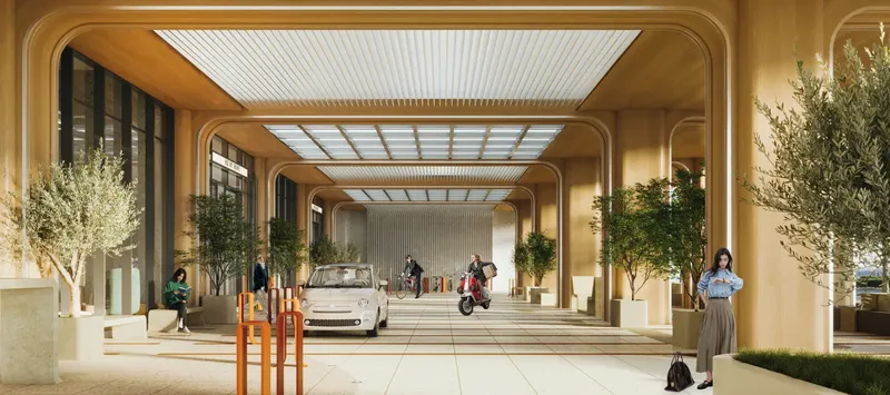 Interior at HQ by Rove in Business Bay Dubai