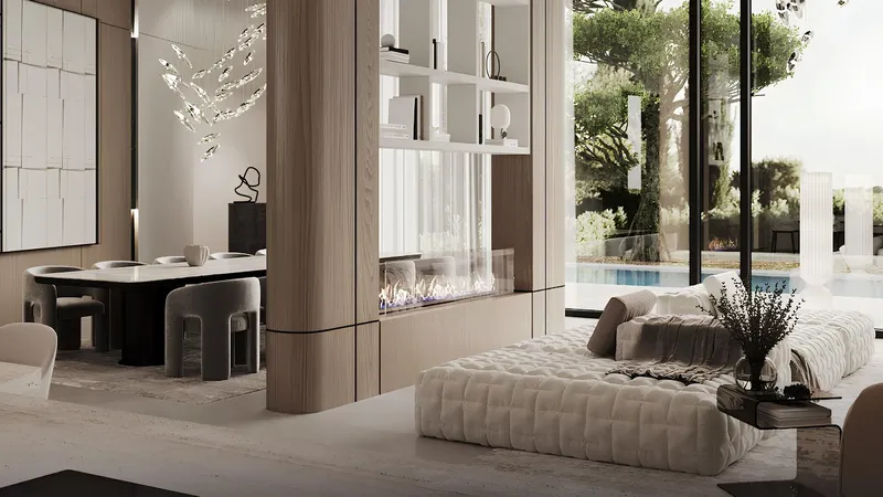 Interior at Isola Villa Terra Collection in Pearl Jumeirah Dubai