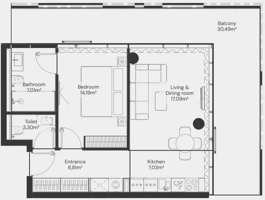 MIRA Developments John Richmond District floor plan