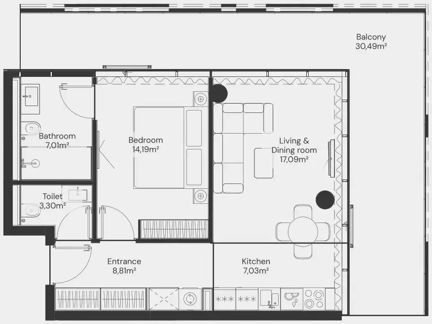 MIRA Developments John Richmond District floor plan
