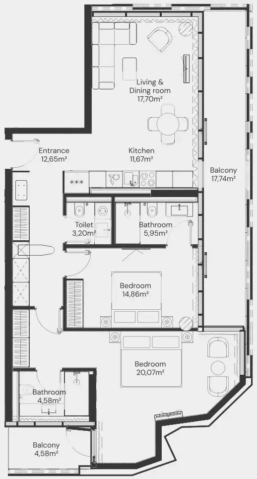 MIRA Developments John Richmond District floor plan