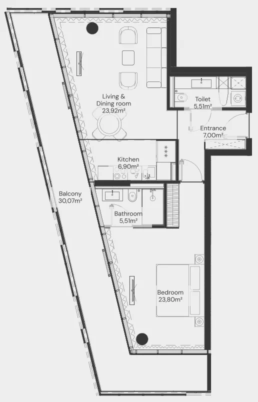 MIRA Developments John Richmond District floor plan