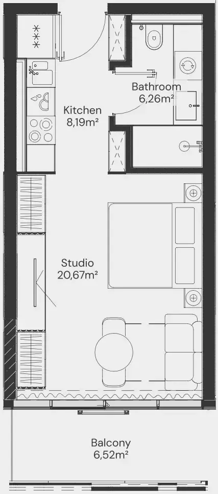 MIRA Developments John Richmond District floor plan