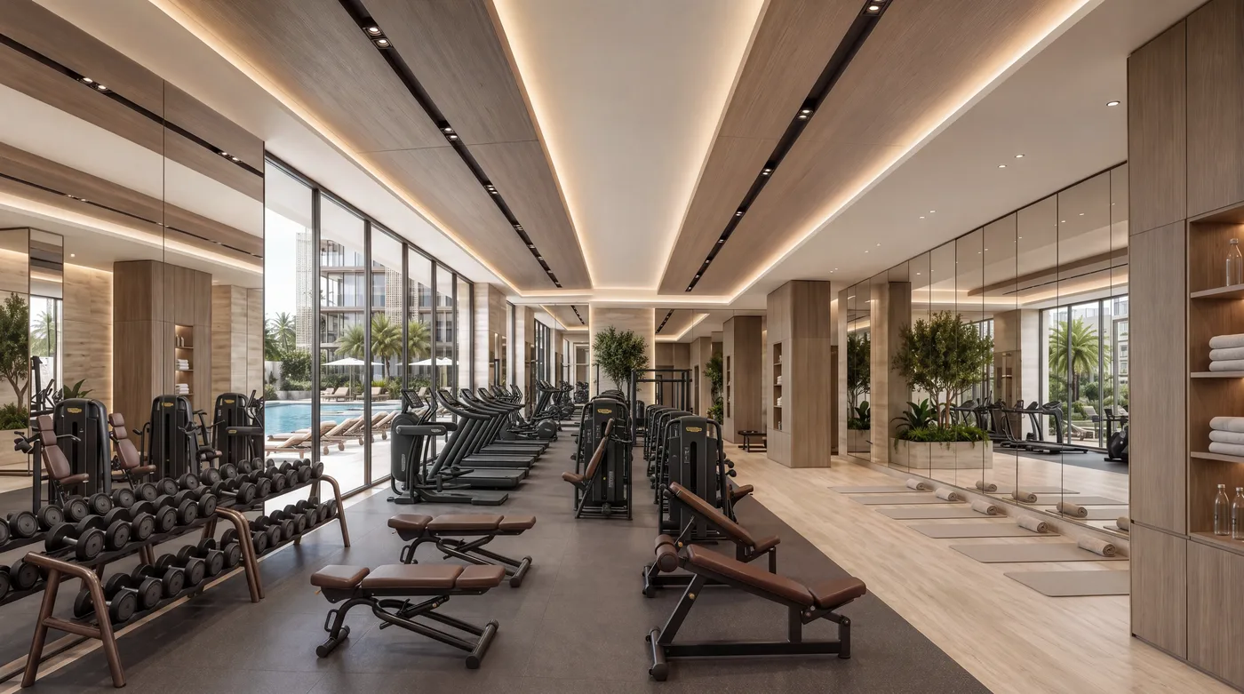 Fully Equipped Gym amenity image at John Richmond Residences at Mira Coral Bay