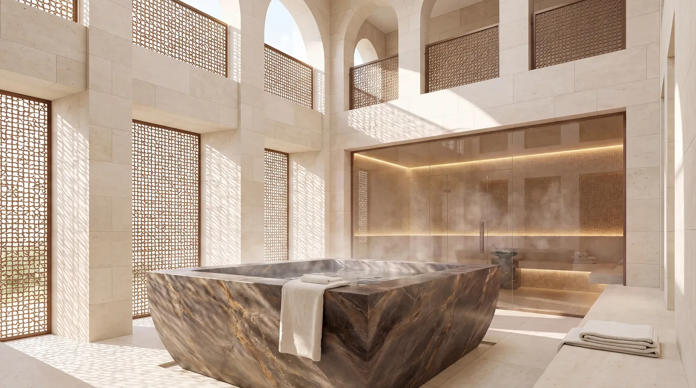 Steam Room amenity image at John Richmond Residences at Mira Coral Bay