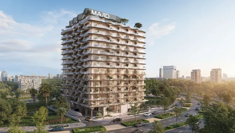 Exterior at Jura Terraces in Dubai Land Residence Complex Dubai