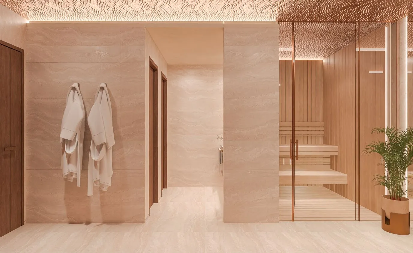 Spa with Sauna & Steam Room amenity image at Jura Terraces