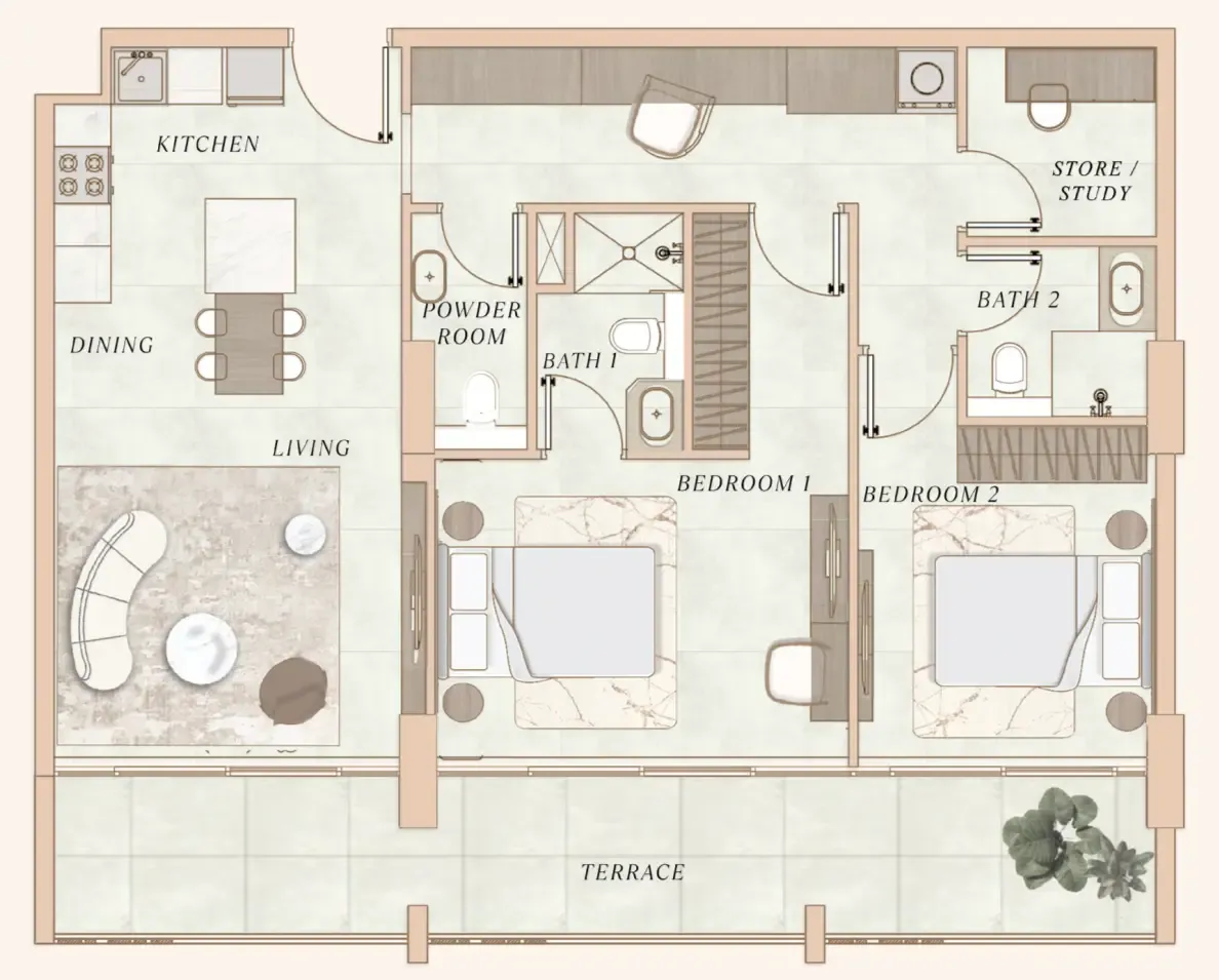 MAAIA Developers La Cle by MAAIA floor plan
