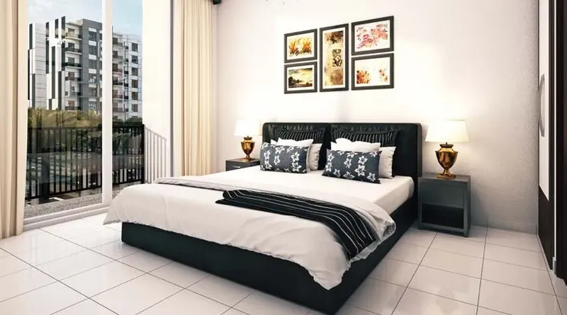 Interior at Lawnz in Dubai International City Dubai