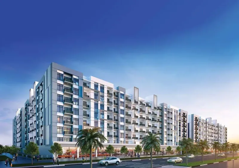 Exterior at Lawnz in Dubai International City Dubai