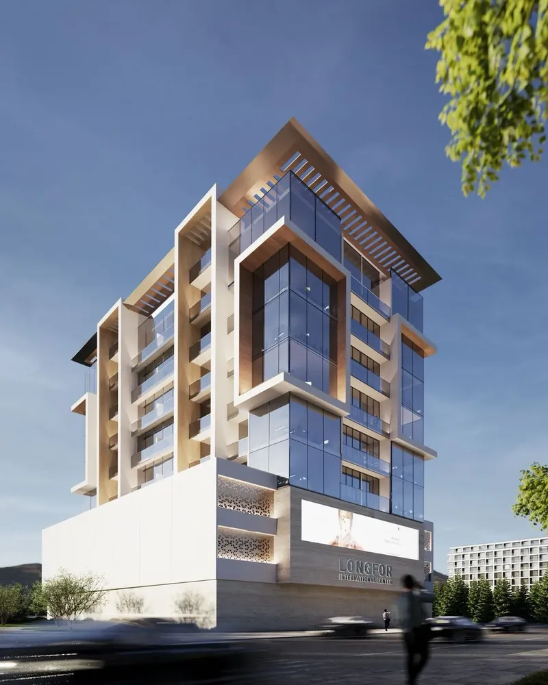 Exterior at Longfor International Center in Dubai International City Dubai