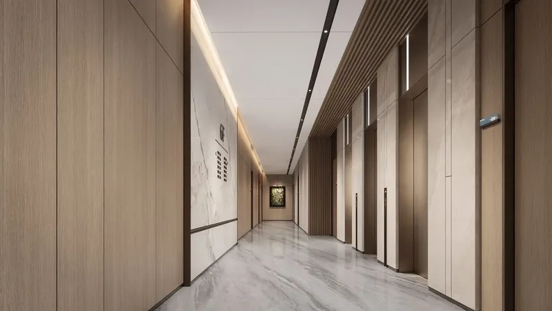 Lobby at Longfor International Center in Dubai International City Dubai