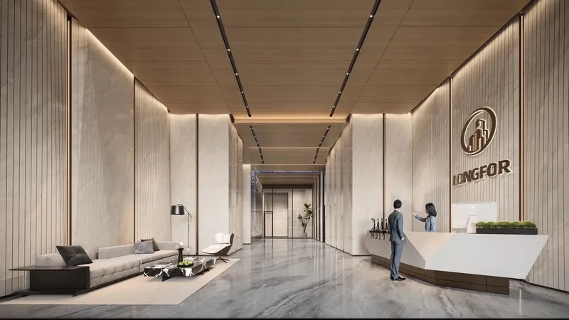 Lobby at Longfor International Center in Dubai International City Dubai